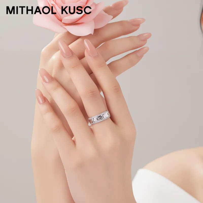 MITHAOL KUSC 925 Sterling Silver Rings Women's-4