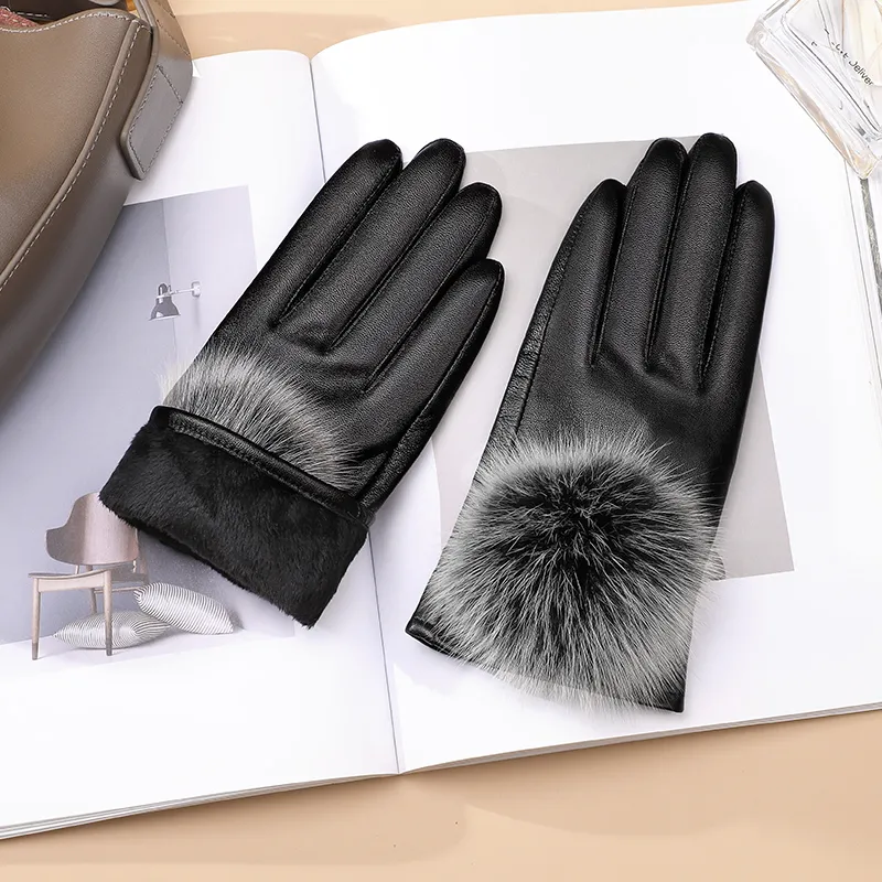 MITHAOL KUSC Sheepskin Gloves Women's-1