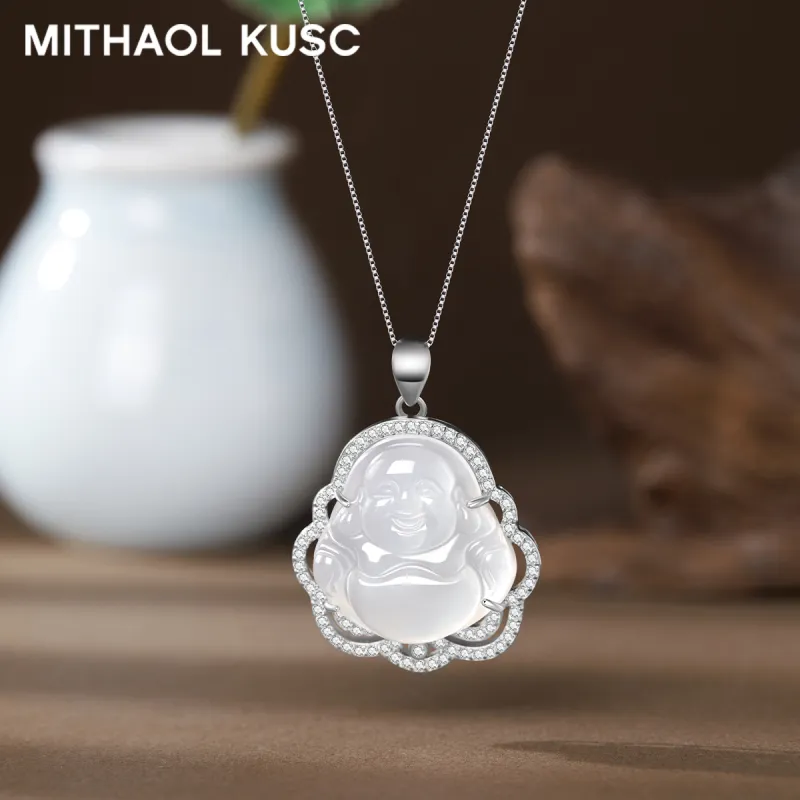 MITHAOL KUSC Chalcedony Necklaces Women's-4