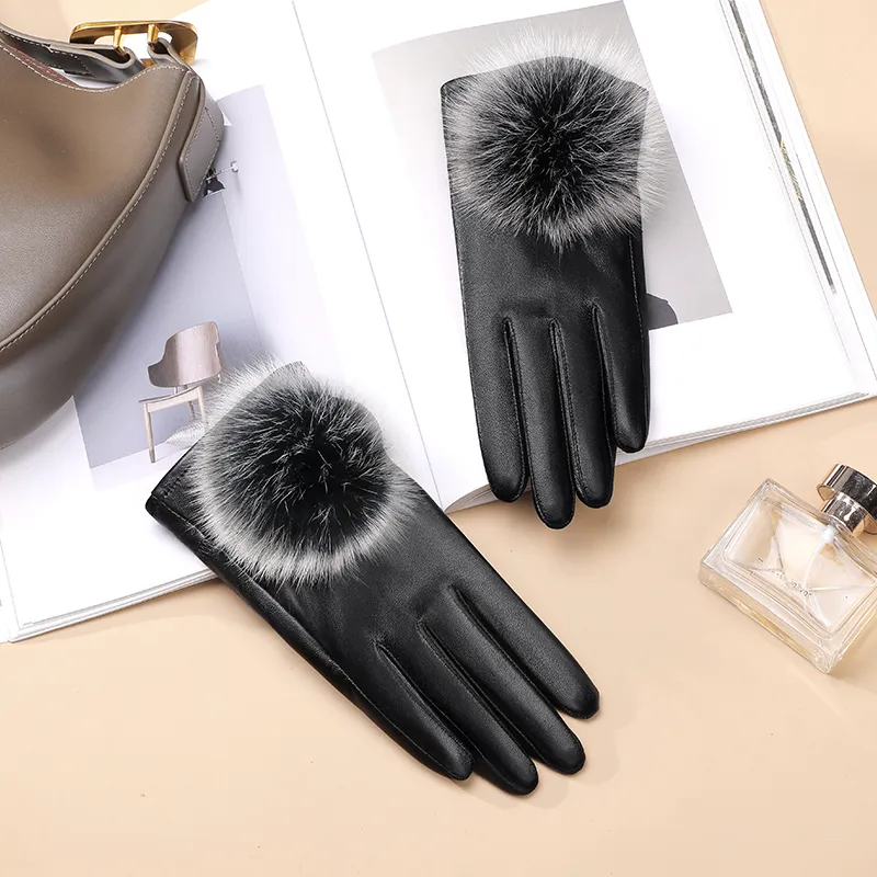 MITHAOL KUSC Sheepskin Gloves Women's-3