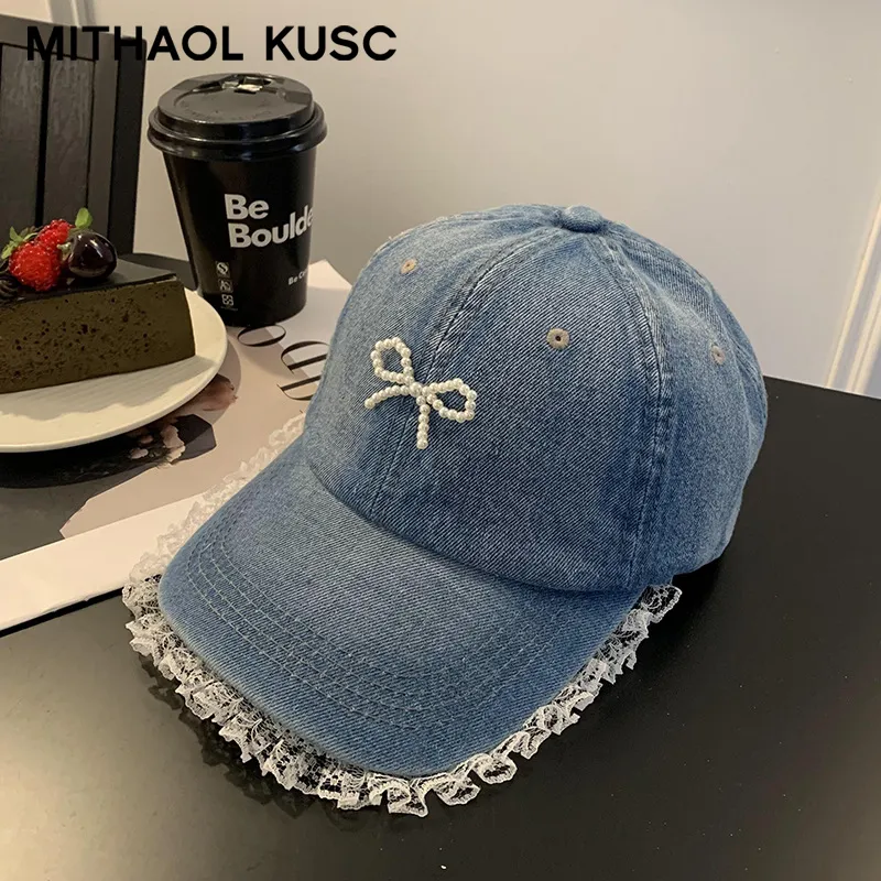 MITHAOL KUSC Denim Baseball Caps Unisex-4