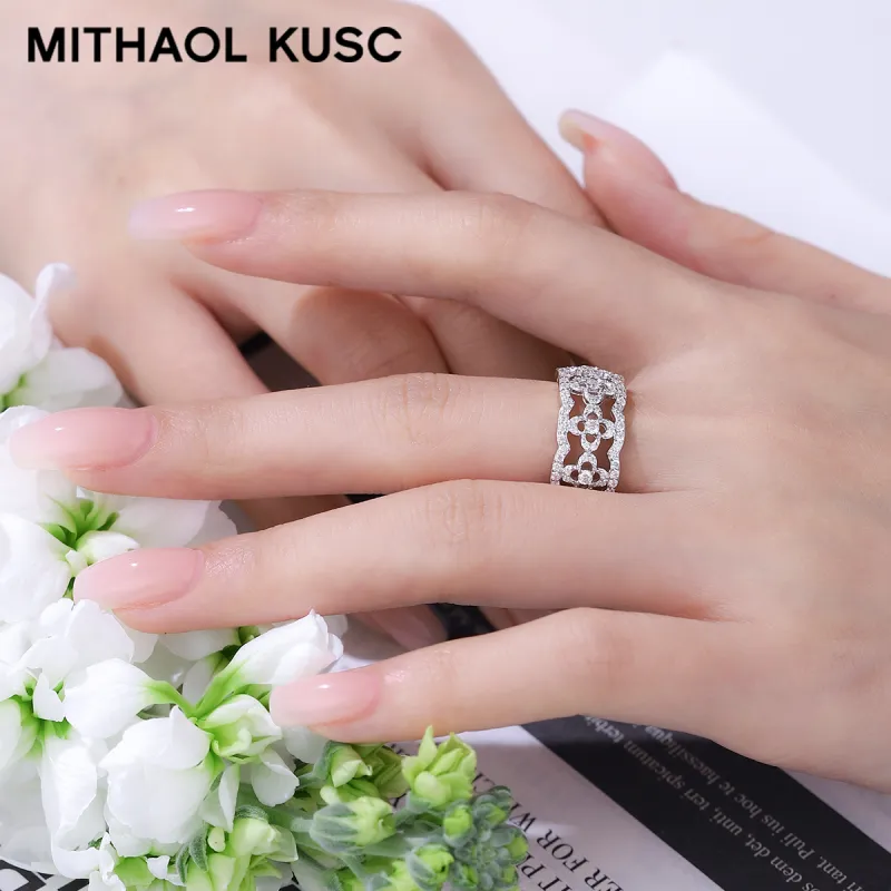 MITHAOL KUSC S925 Silver Rings Women's-2