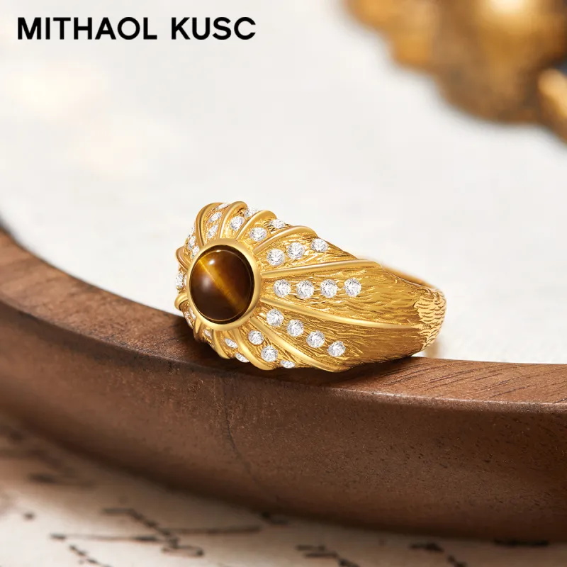 MITHAOL KUSC 925 Sterling Silver Rings Women's-2