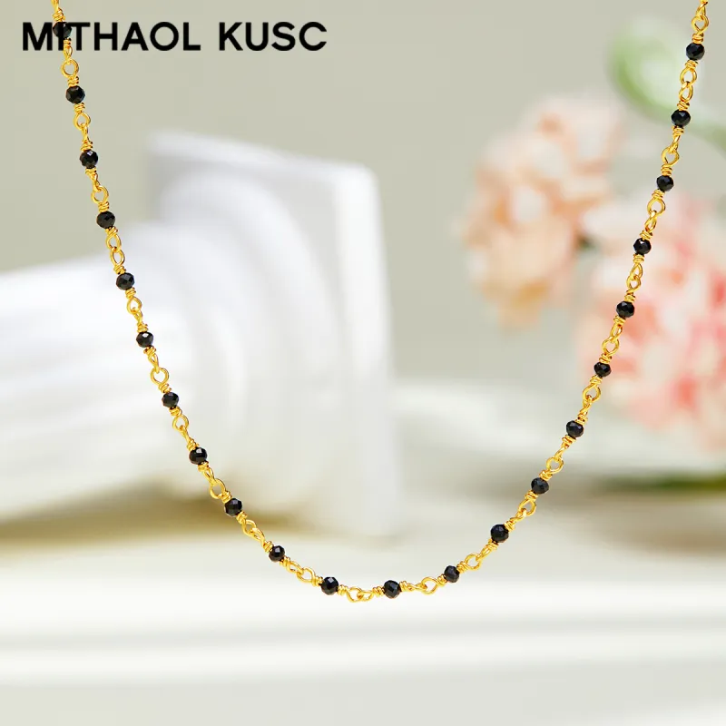 MITHAOL KUSC 925 Sterling Silver Necklaces Women's-7