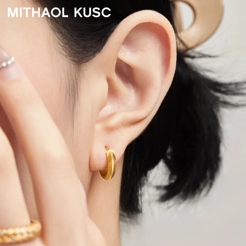 MITHAOL KUSC 925 Sterling Silver Earrings Women's-1