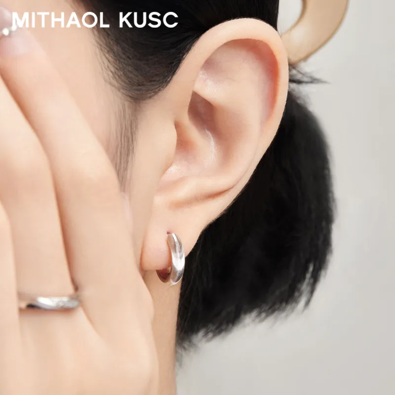 MITHAOL KUSC 925 Sterling Silver Earrings Women's-7