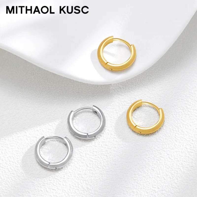 MITHAOL KUSC 925 Sterling Silver Earrings Women's-9