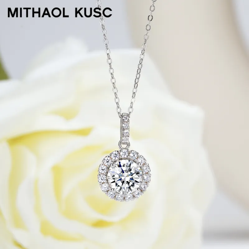 MITHAOL KUSC 925 Sterling Silver Necklaces Women's-1