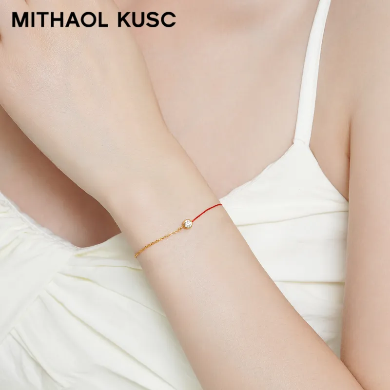 MITHAOL KUSC 18K Gold Plated Silver Bracelets Women's-7