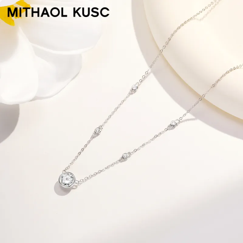 MITHAOL KUSC 925 Sterling Silver Necklaces Women's-3