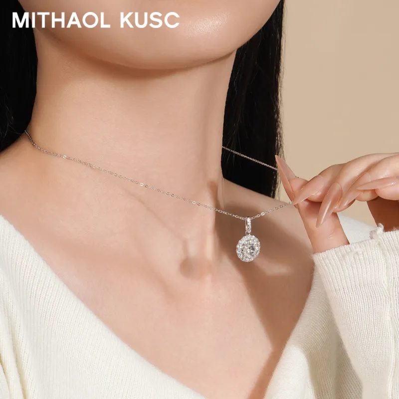 MITHAOL KUSC 925 Sterling Silver Necklaces Women's-2