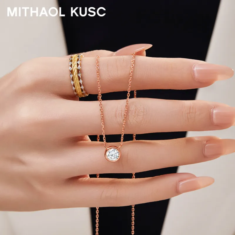 MITHAOL KUSC S925 Silver Necklaces Women's-2