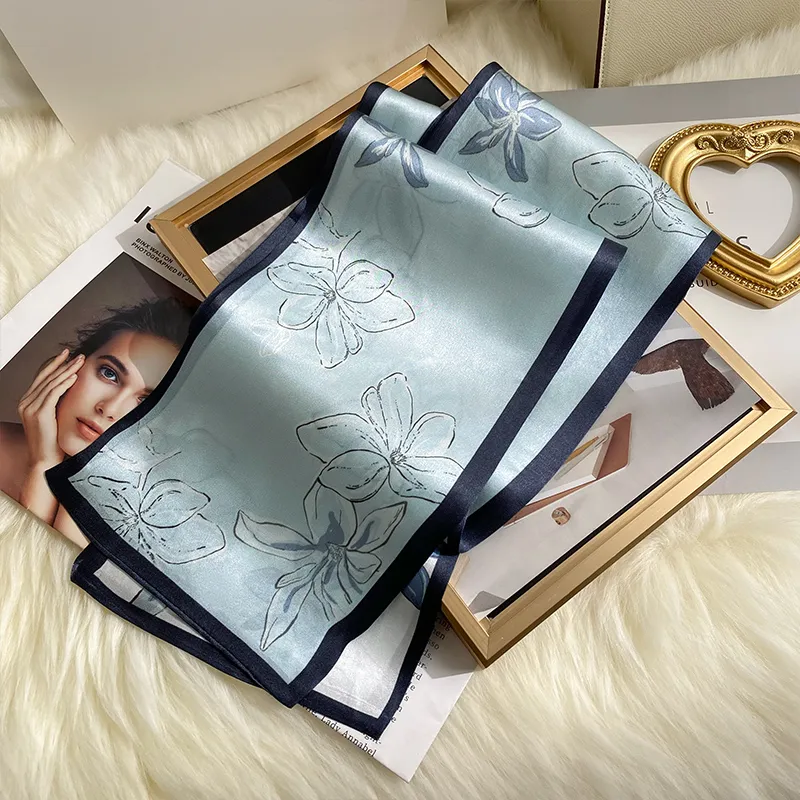 MITHAOL KUSC Mulberry Silk Silk Scarves Women's-4