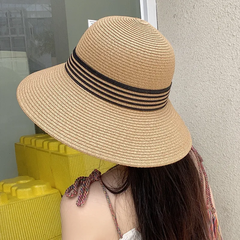 MITHAOL KUSC Straw Woven Sun Protection Hats Women's-1