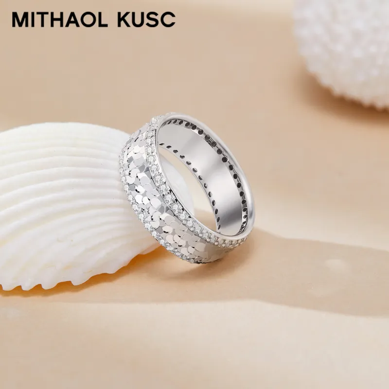 MITHAOL KUSC 925 Sterling Silver Rings Women's-3