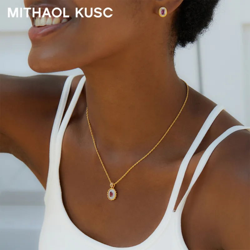 MITHAOL KUSC S925 Silver Necklaces Women's-2