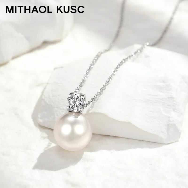 MITHAOL KUSC S925 Silver Necklaces Women's-4