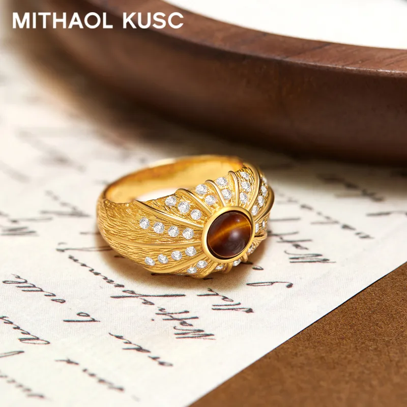MITHAOL KUSC 925 Sterling Silver Rings Women's-4