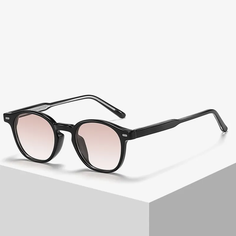 MITHAOL KUSC Plate Frame TR90 Round Sunglasses Unisex-2