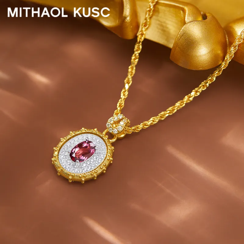 MITHAOL KUSC S925 Silver Necklaces Women's-5
