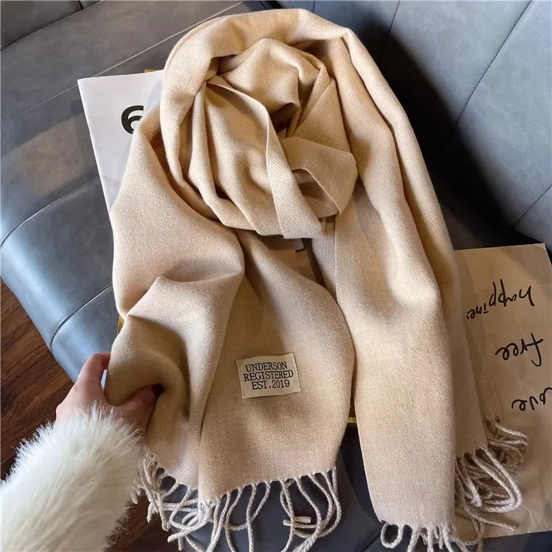 MITHAOL KUSC Polyester Knit Scarves Women's-1