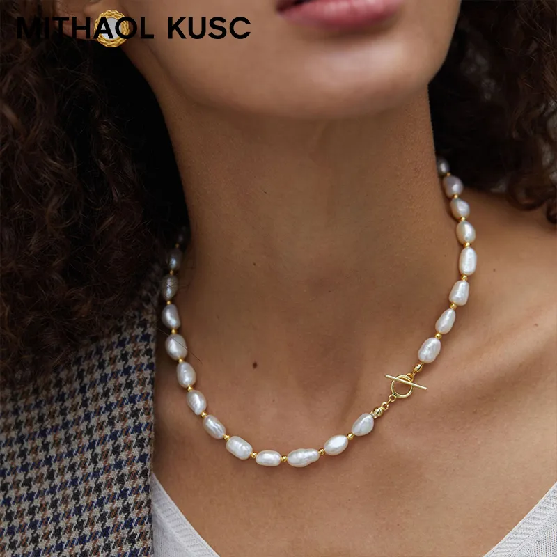 MITHAOL KUSC Brass Necklaces Women's-1