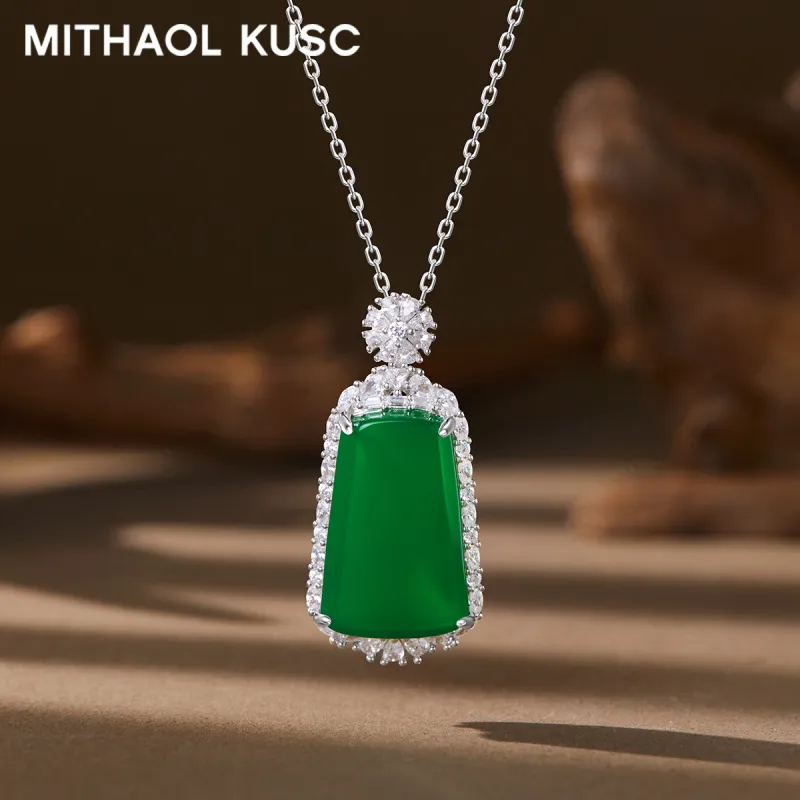 MITHAOL KUSC Chalcedony Necklaces Women's-4