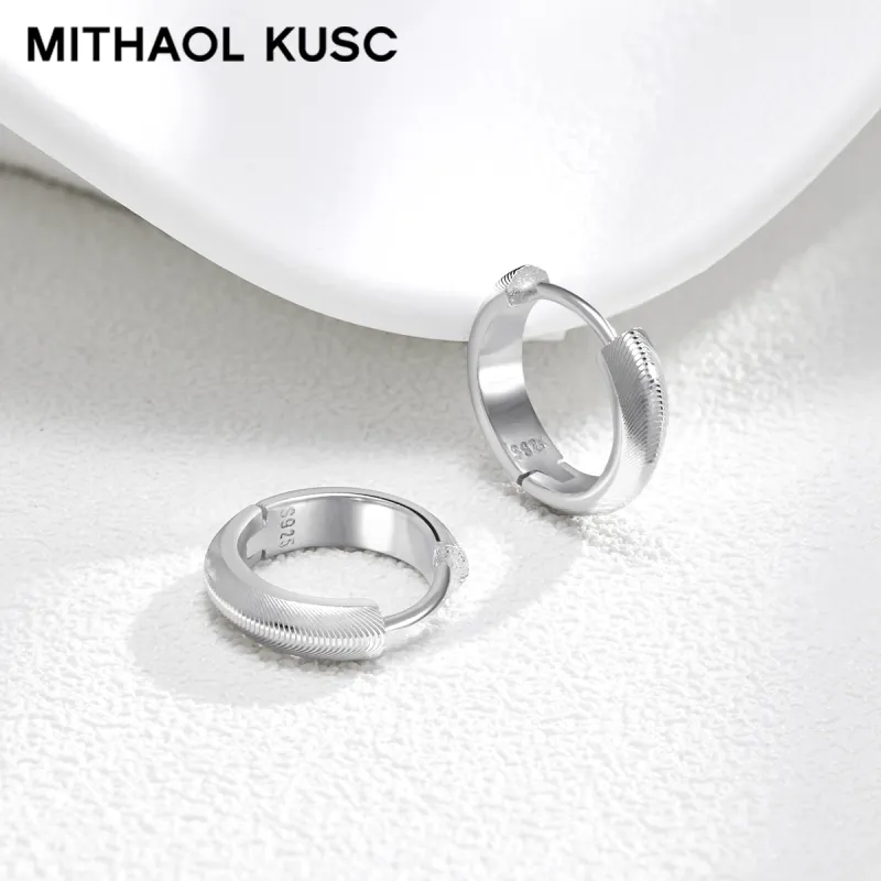 MITHAOL KUSC 925 Sterling Silver Earrings Women's-8