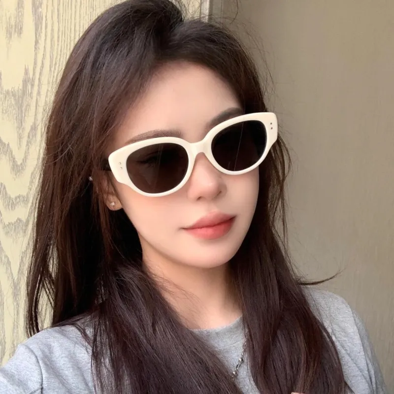 MITHAOL KUSC Plate Frame Cat Eye Sunglasses Unisex-7