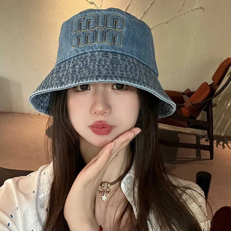 MITHAOL KUSC Denim Bucket Hats Women's-5