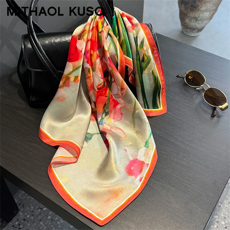 MITHAOL KUSC Silk Scarves Women's-2