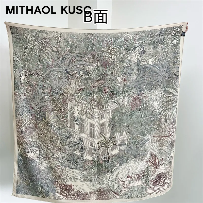 MITHAOL KUSC Silk Scarves Women's-8