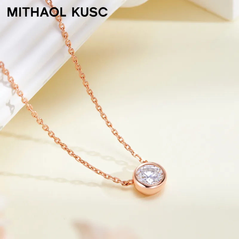 MITHAOL KUSC S925 Silver Necklaces Women's-4