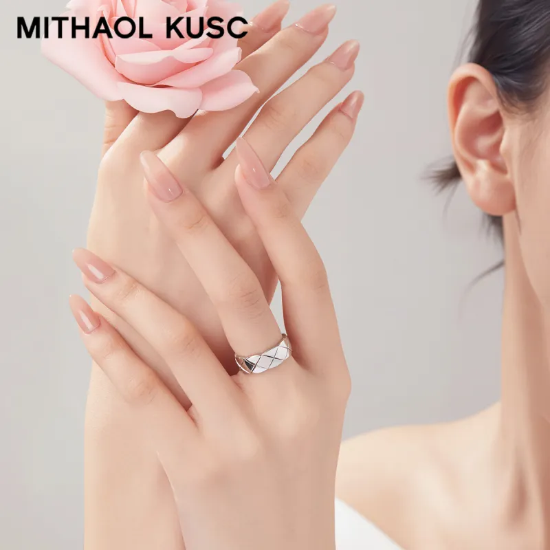 MITHAOL KUSC 925 Sterling Silver Rings Women's-8
