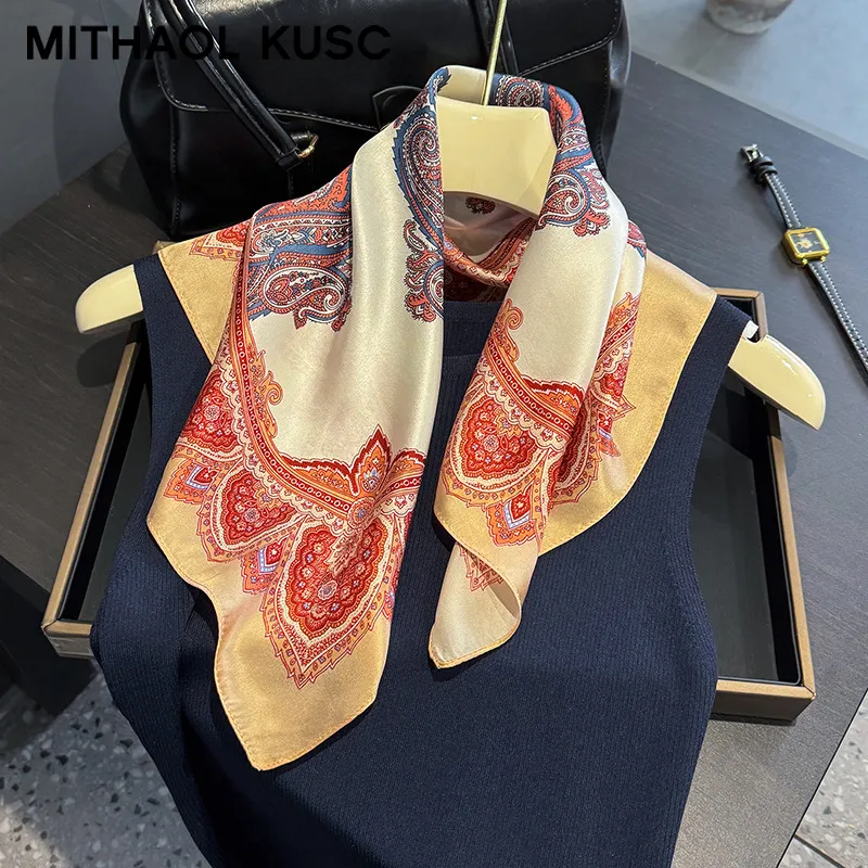 MITHAOL KUSC Silk Scarves Women's-1