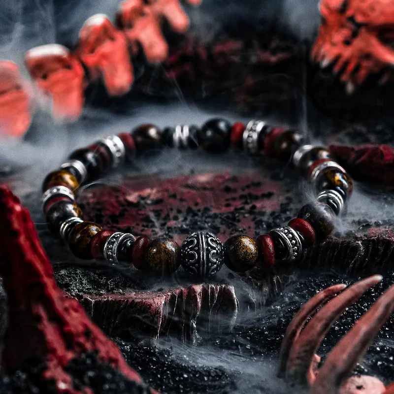 Cuud Bloodwood Wooden Bracelets Men's-6