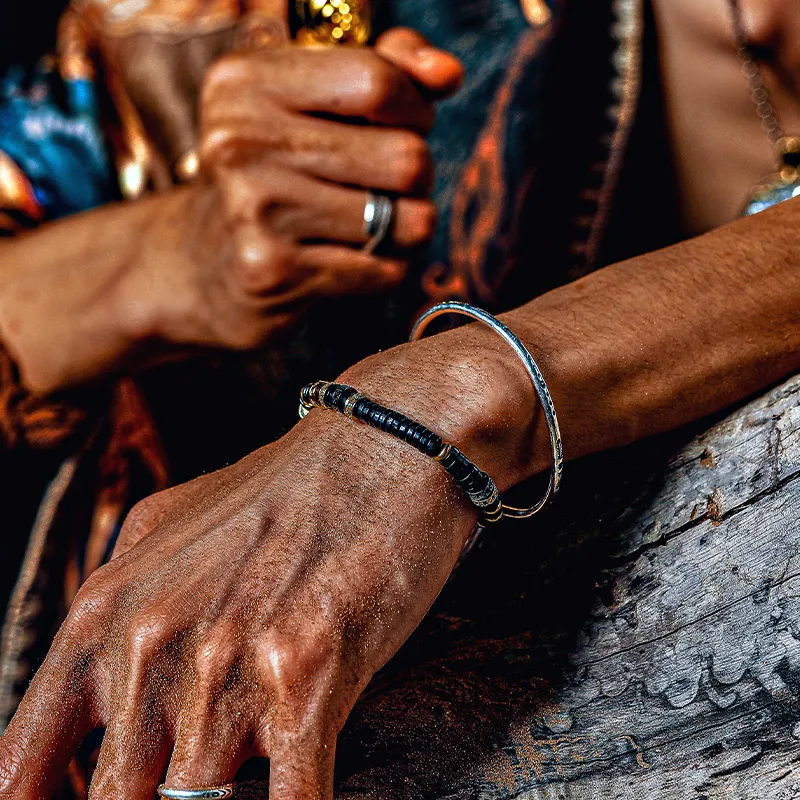 Cuud Coconut Shell Bracelets Unisex-2