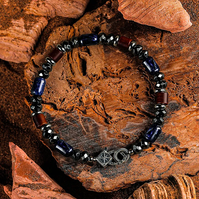 Cuud Wooden Bracelets Men-5