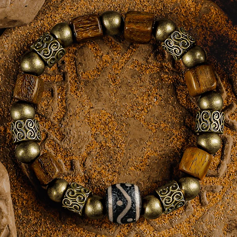 Cuud Green Sandalwood Bracelets Men's-2