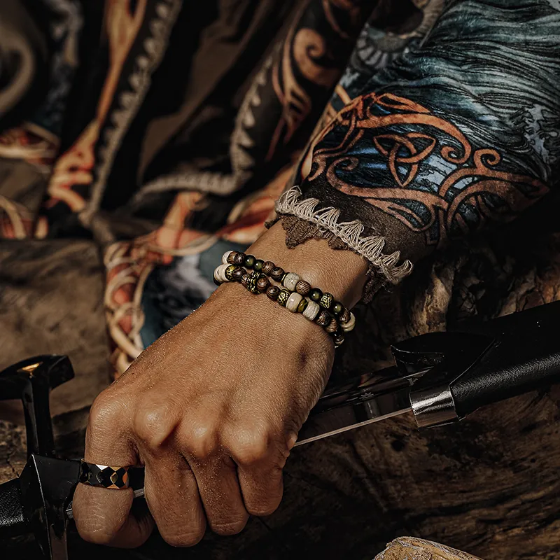 Cuud Jade Bracelets Men-4