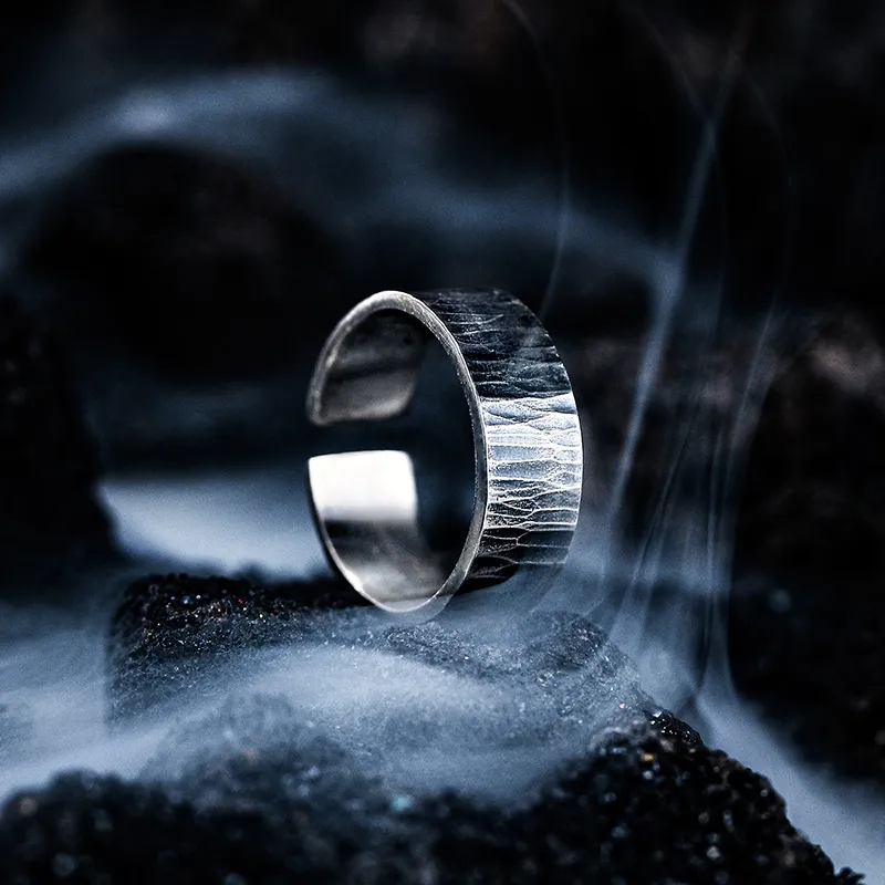 Cuud 925 Sterling Silver Rings Men's-6
