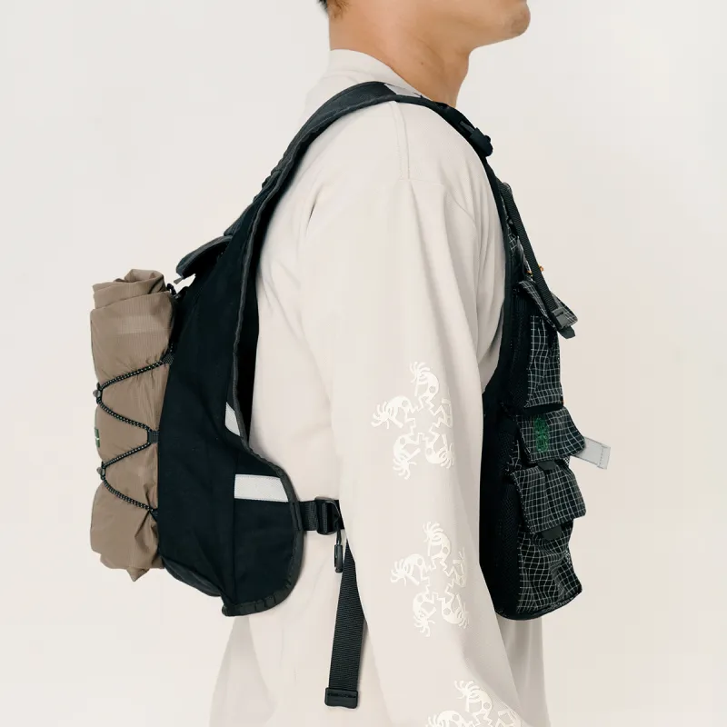 UPPERVOID Vests Men Black-4
