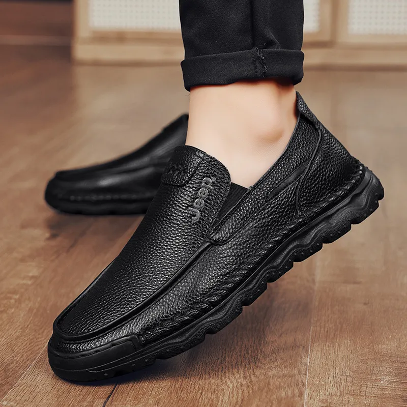 Jeep Men's Casual Shoes Men Low Top Black-6