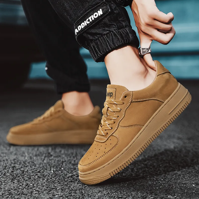 Jeep Abrasion Resistant Breathable Low Top Skateboard Shoes Men's-4