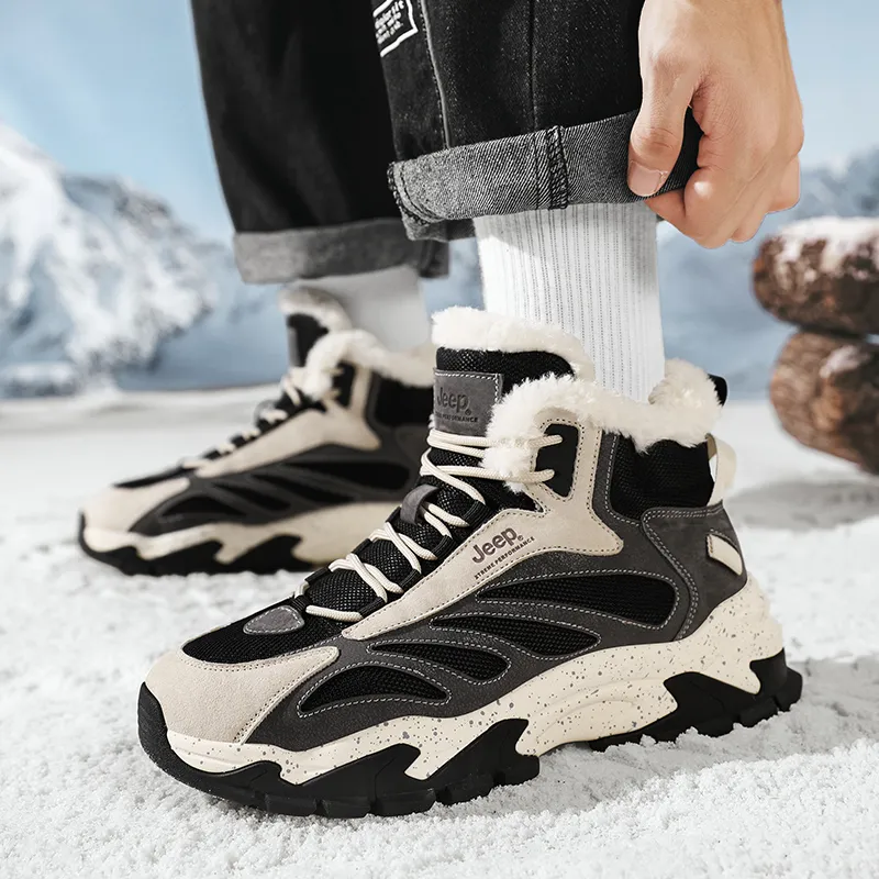 Jeep Short Mid-Calf Snow Boots Men's-3