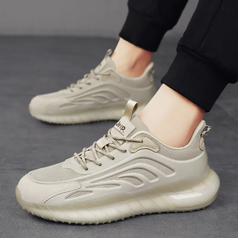 Jeep Cushioning Height Increase With Slip Resistant Properties Low Top Casual Shoes Men's-6