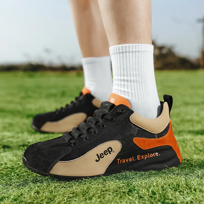Jeep Wear resistant, Lightweight, Breathable, And Non slip. Low Top Casual Shoes Men's-6