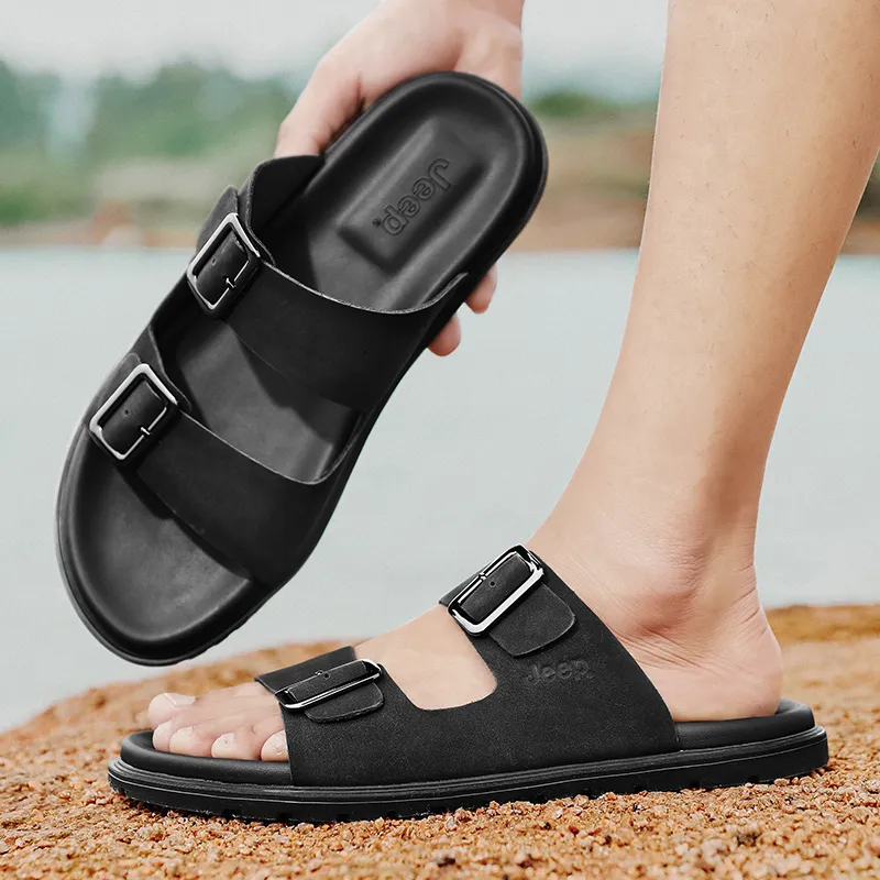 Jeep Abrasion-Resistant Slide Slippers Men's-12