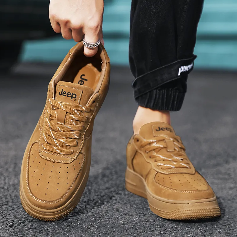 Jeep Abrasion Resistant Breathable Low Top Skateboard Shoes Men's-2