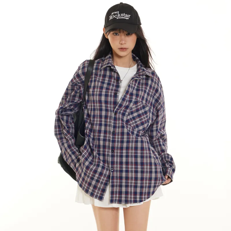 ZUOBEIKA Shirt Unisex Blue Coffee Color-4
